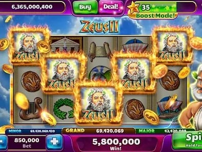 Sección de Casino 1xbet con slots